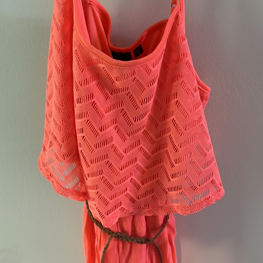 Pink/orange maxi dress - Picture 2 of 4